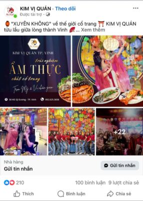 QC Facebook Kim Vị Quán