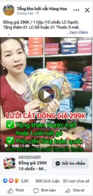 QC Facebook Luoi Cat Gach