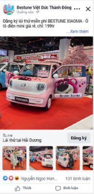 QC Facebook Xe Ô tô Điện Bestune