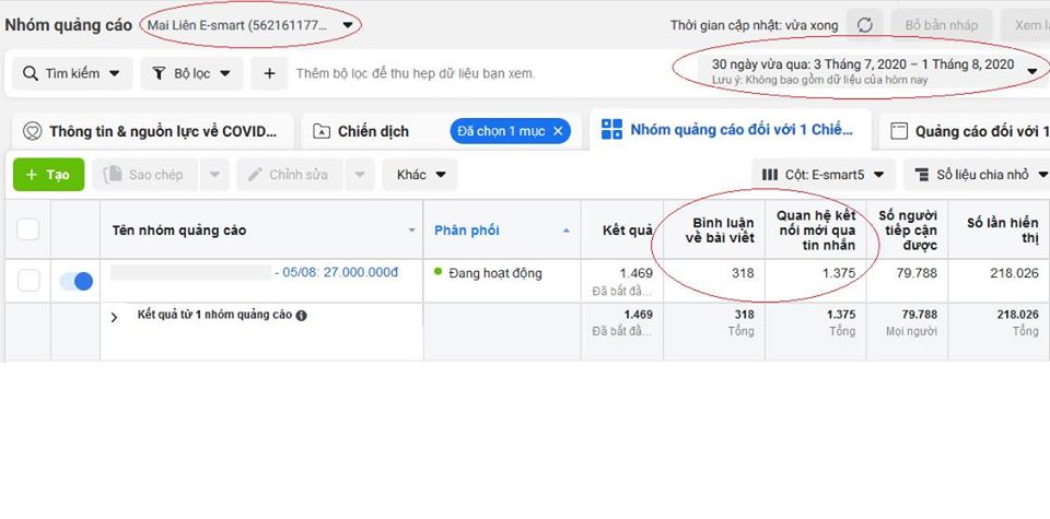 Hơn 1300 inbox mua hàng tại chiến dịch showroom bán xe máy / 1 tháng.