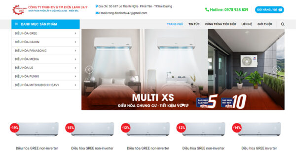 website điều hòa