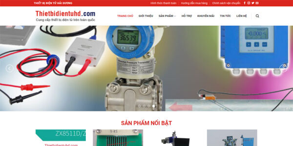 web thiết bị điện tử