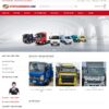 mẫu website ô tô tải