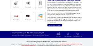 banner thiết kế website điện máy