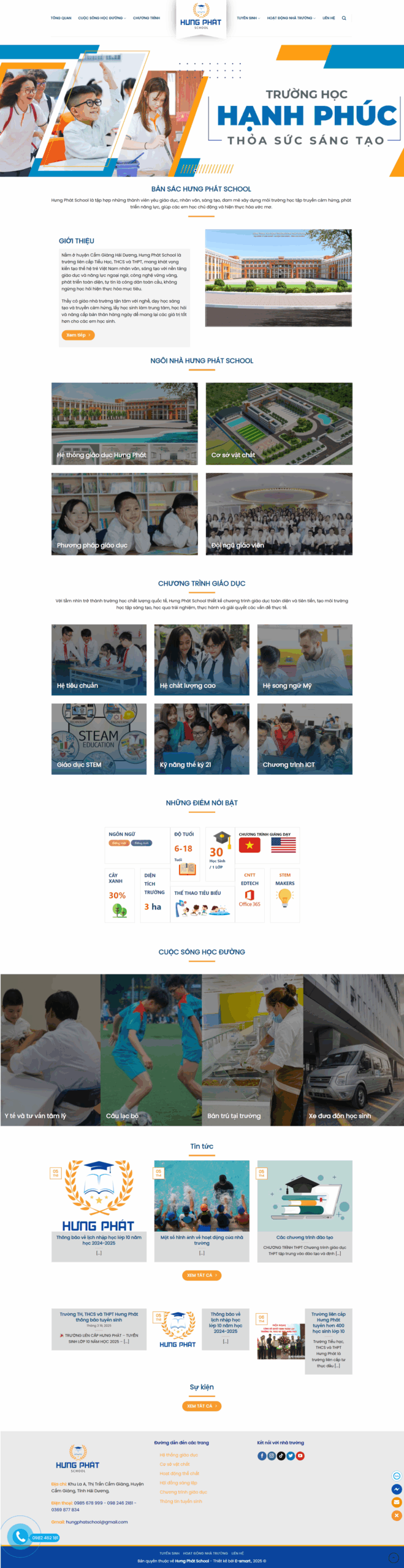 Website trường THPT Hưng Phát-2
