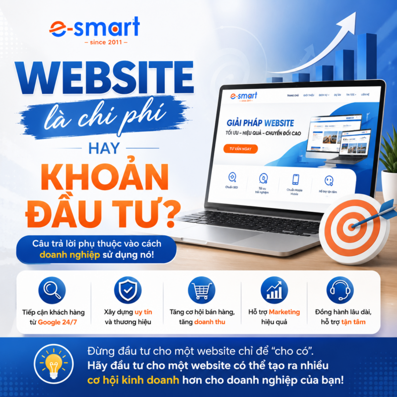 website là khoản đầu tư hay chi phí