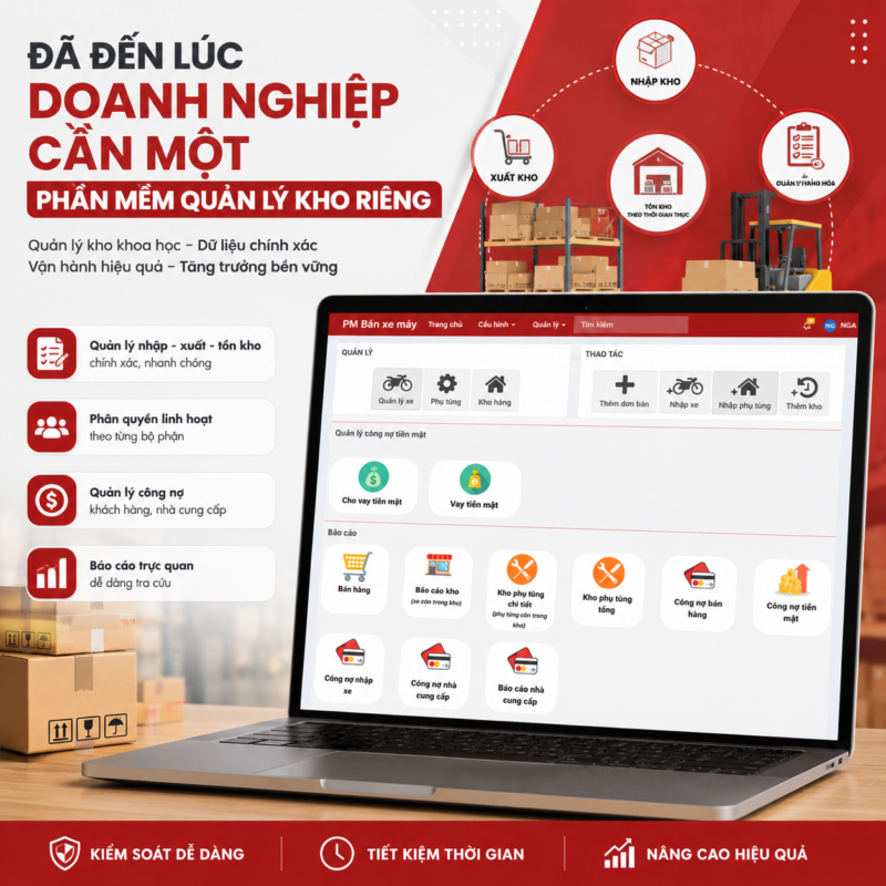 Phần mềm quản lý kho